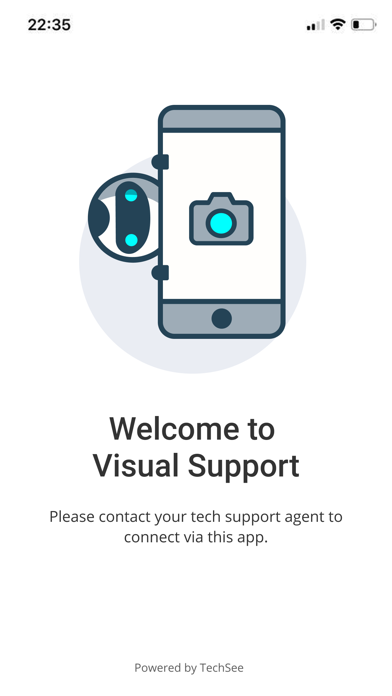 TechSee Visual Engagement App Screenshot