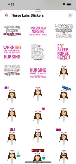 Game screenshot Nurse Heart Labs Stickers hack