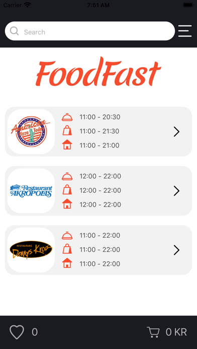 FoodFast Screenshot