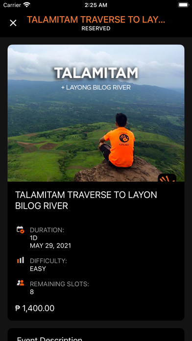 TakeFive Outdoors Screenshot