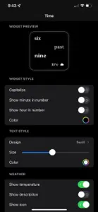 Time - Minimalist Clock Widget screenshot #2 for iPhone