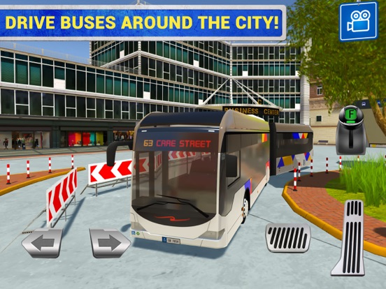 City Bus Driving Sim iPad app afbeelding 1