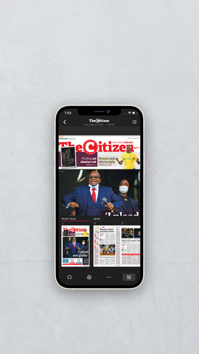 The Citizen e-paper Screenshot