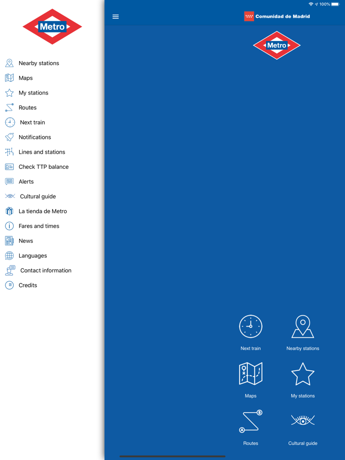 Official Metro de Madrid