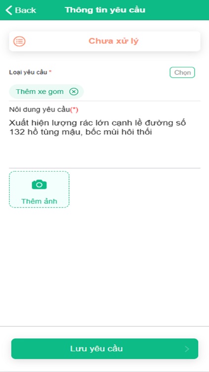 CSKH vệ sinh môi trường