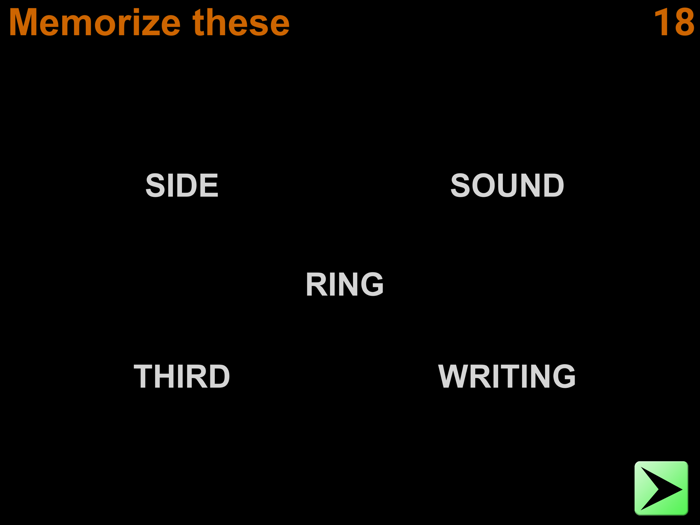 WORD RECALL by ProCogny