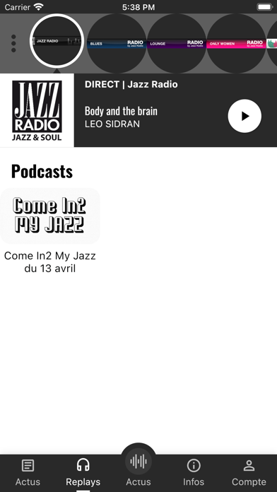 Jazz Radio Screenshot