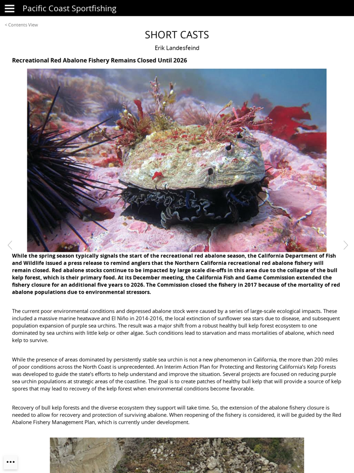 Pacific Coast Sportfishing Mag