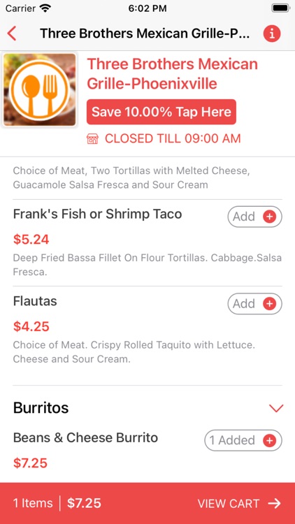 Three Brothers Mexican Grill screenshot-3