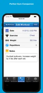 iExercise Journal screenshot #4 for iPhone