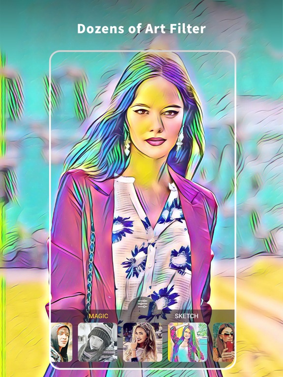 ArtistA: Cartoon Photo Editor iPad screenshot 8 - Photo & Video app