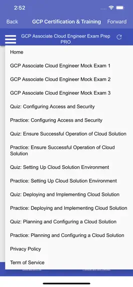 Game screenshot GCP Googl Assoc Cloud Engineer apk