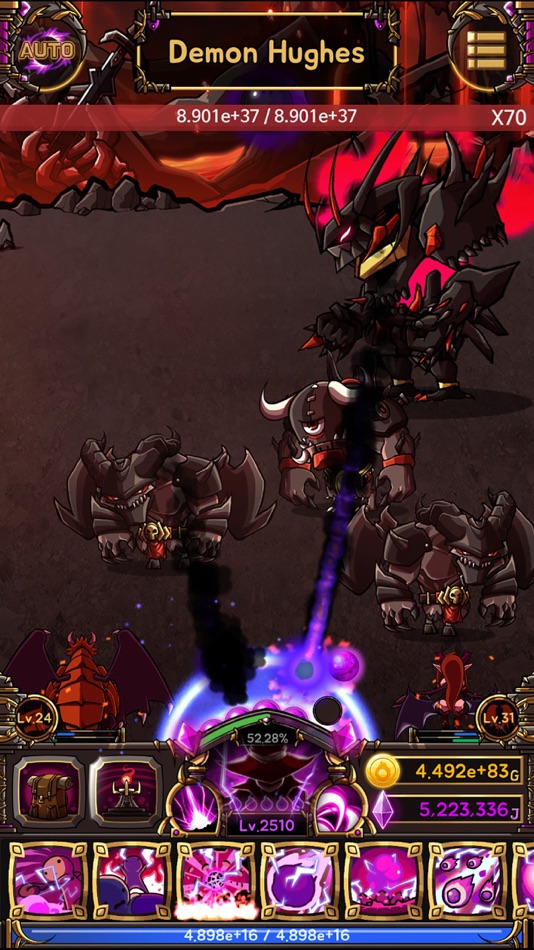 #3. FireWizardRPG (iOS) Podle: Jisu Im