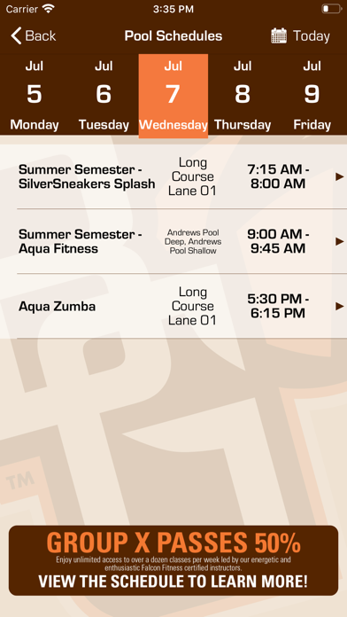 BGSU Recreation and Wellness Screenshot
