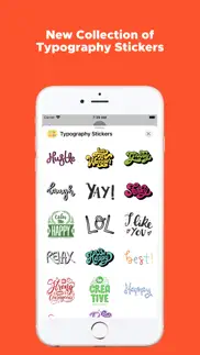 typography emojis iphone screenshot 2