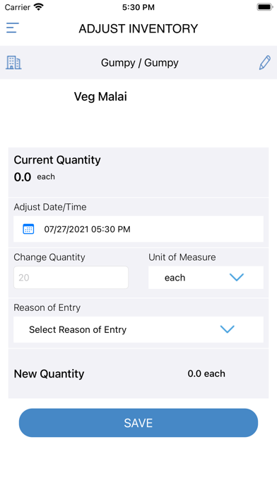 RecipeCostingAPP Screenshot