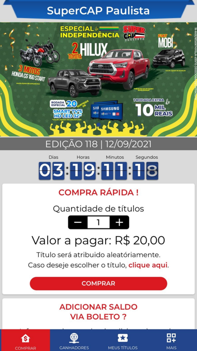 Novo SUPERCAP PAULISTA Screenshot