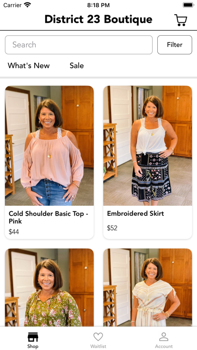 District 23 Boutique Screenshot