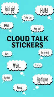cloud talk stickers iphone screenshot 1
