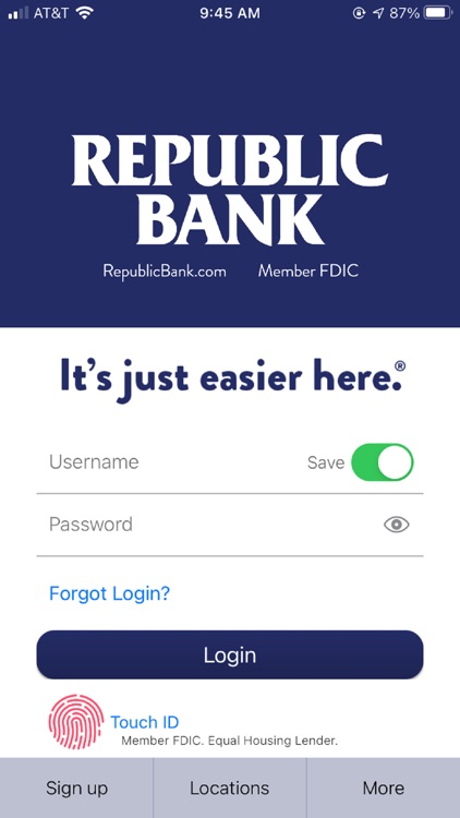 Republic Bank Mobile App