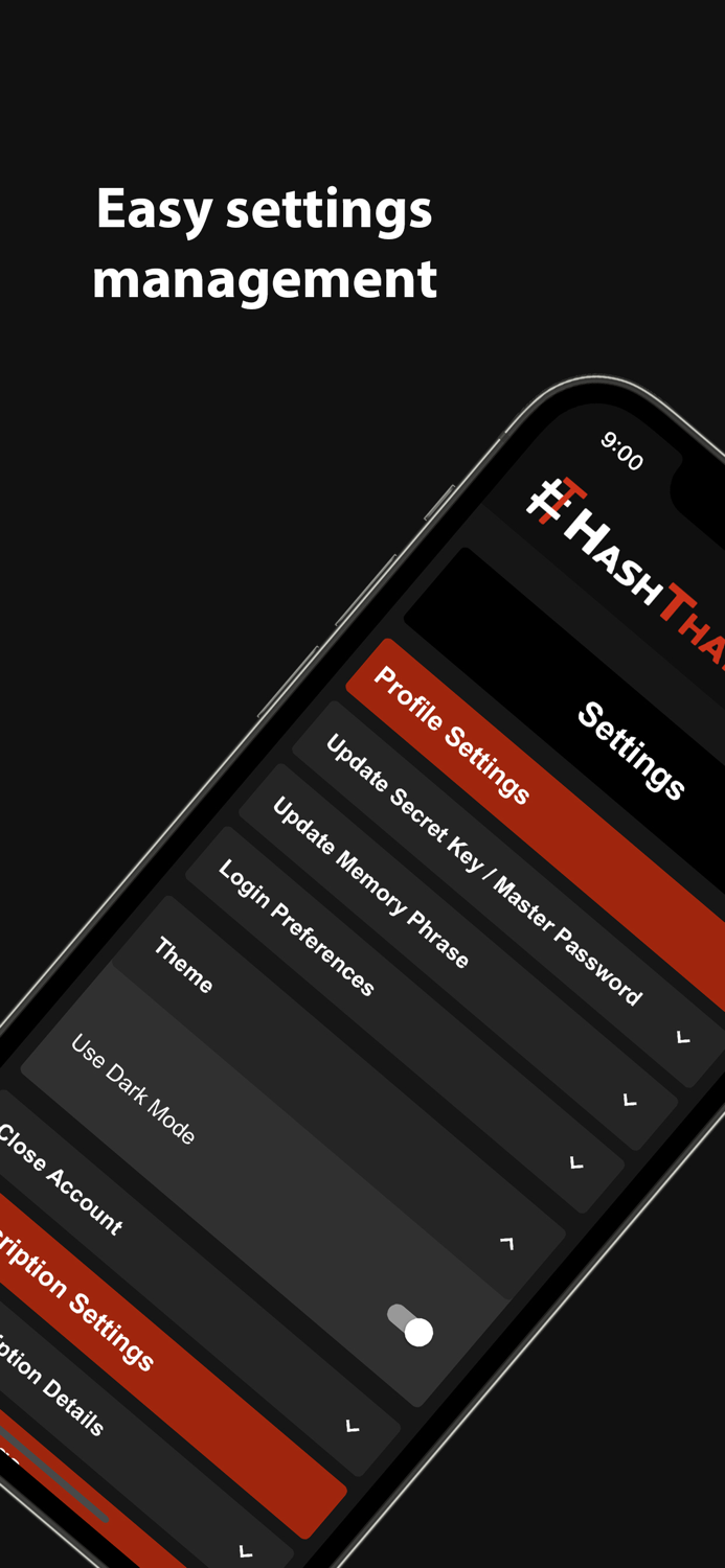 HashThat - Password Manager