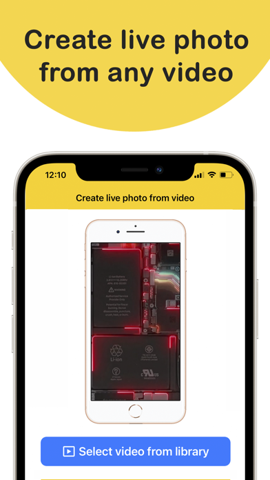 Live wallpapers from video Screenshot