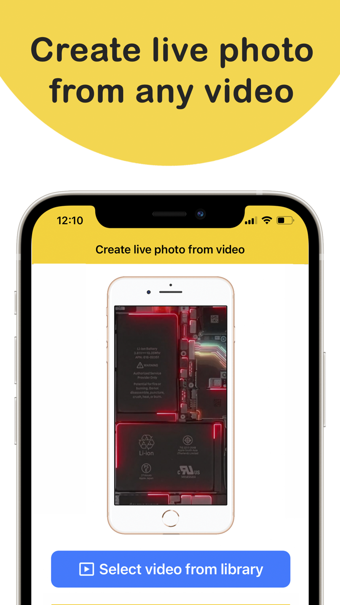 Live wallpapers from video
