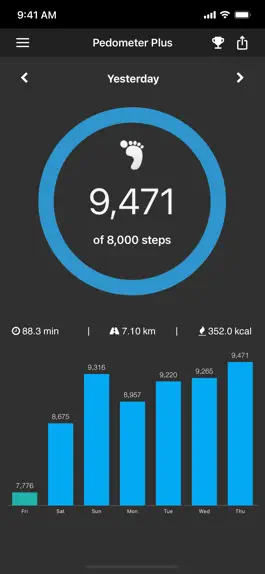 Game screenshot Pedometer Plus - Step Counter mod apk