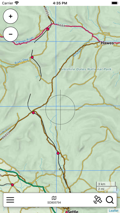 Yorkshire Dales Map Screenshot