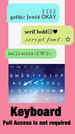 Game screenshot Color Fonts Keyboard: Cute Bio hack