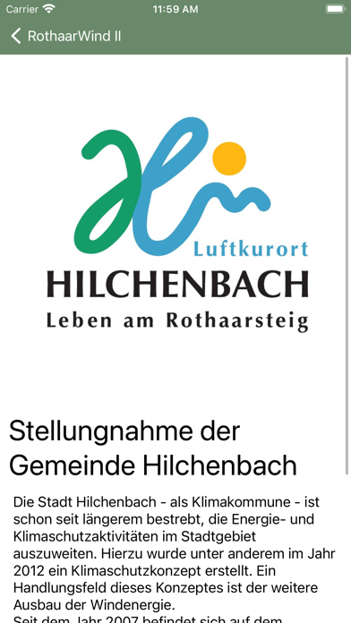 Bürgerwindpark RothaarWind II Screenshot