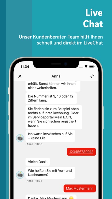 Mein E.ON Screenshot