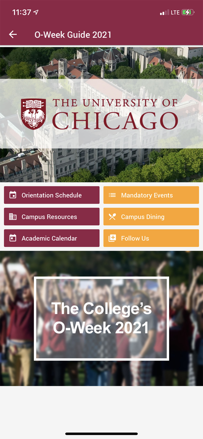 College Connection - UChicago