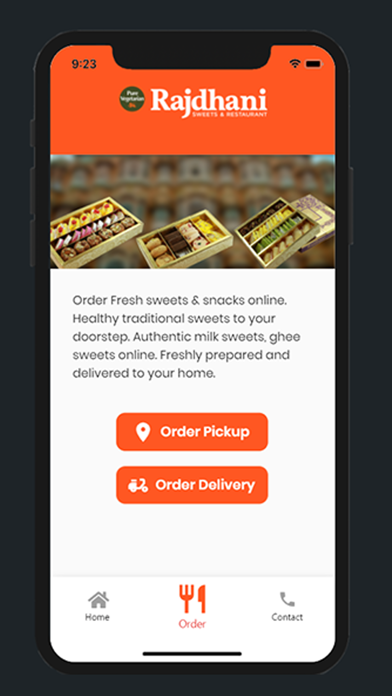 Rajdhani Sweets and Restaurant Screenshot