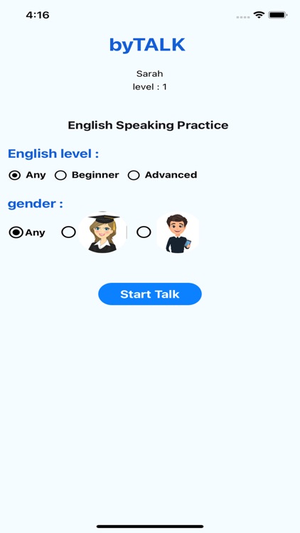 Open TALK :let's speak English screenshot-0
