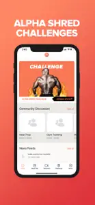 Alpha Shred Fitness Challenge screenshot #6 for iPhone