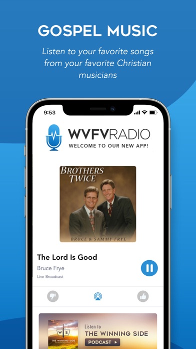 WVFV Radio Screenshot