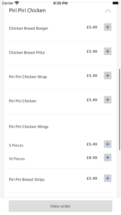 Rooster's Peri Peri Grill, Screenshot