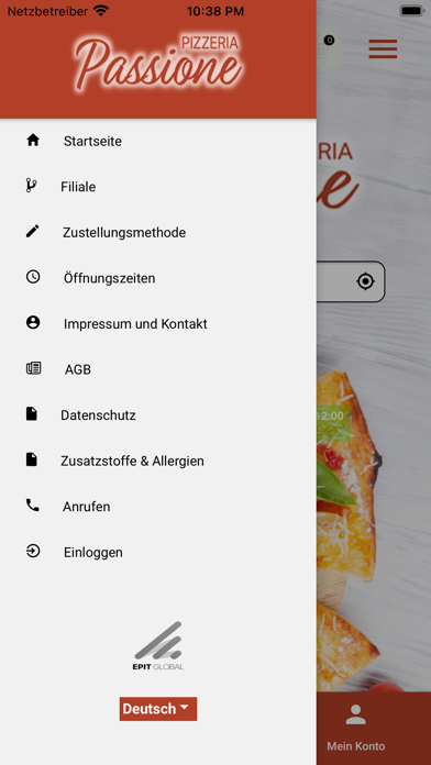 Pizzeria Passione Bonn Screenshot