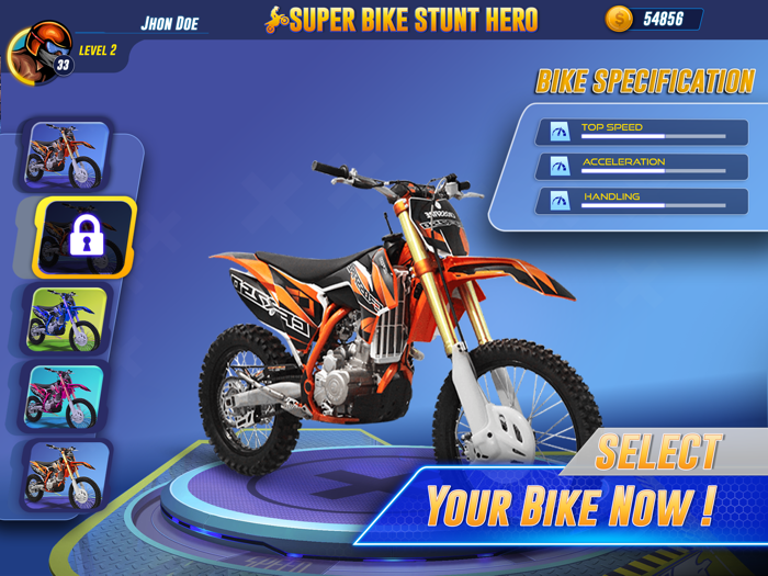 Mega Ramp Bike Stunts Game 3D