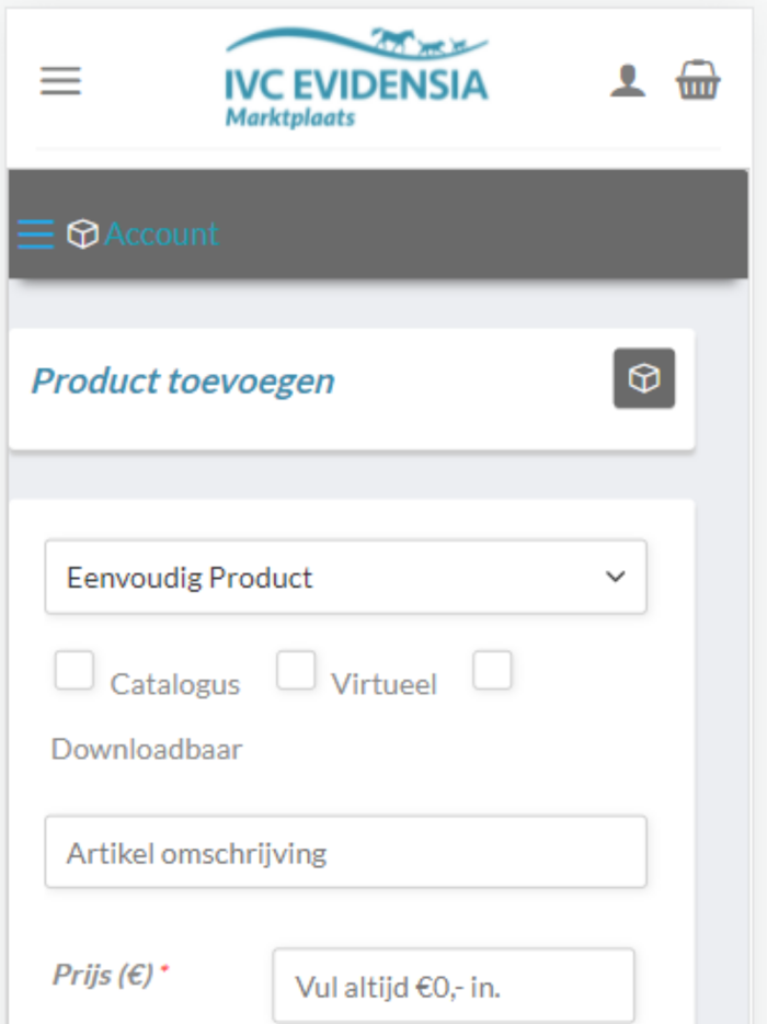 Evidensia Marktplaats