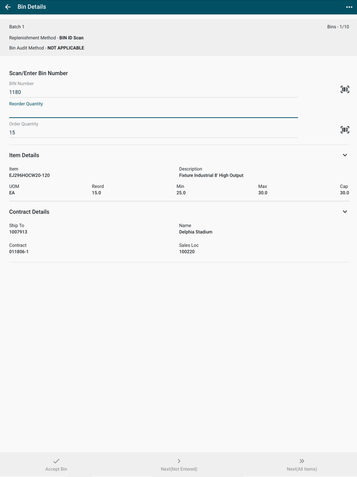 Epicor Prophet 21 Bin Mgmt