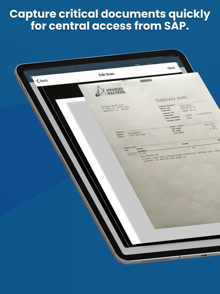 #4. AdvancedDock for SAP (iOS) By: Advanced Solutions