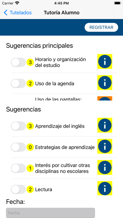 Profesores Attendis Screenshot