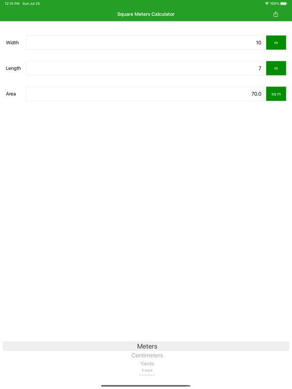 Screenshot #6 pour Square Meters Calculator