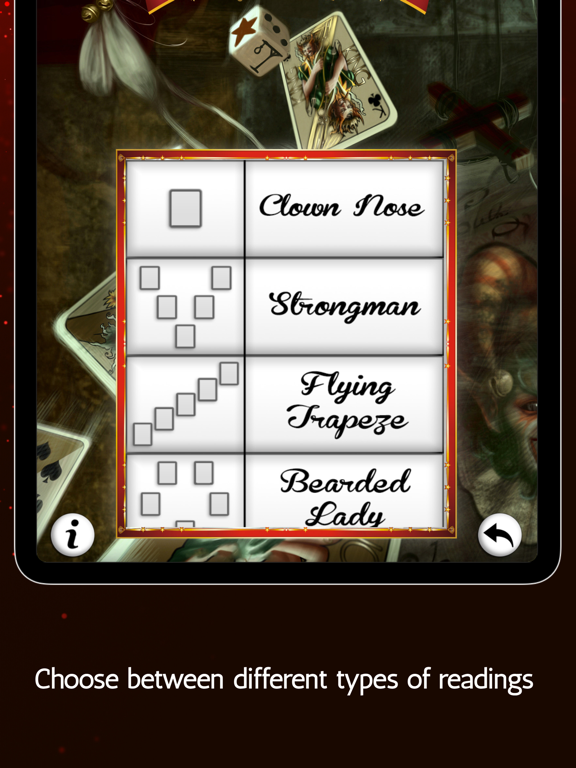 Divine Circus Oracle iPad screenshot 4 - Lifestyle app