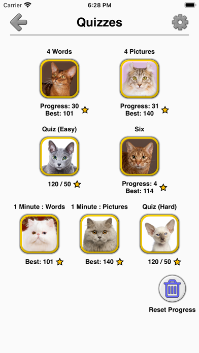 Cats: Photo-Quiz about Kittens Screenshot
