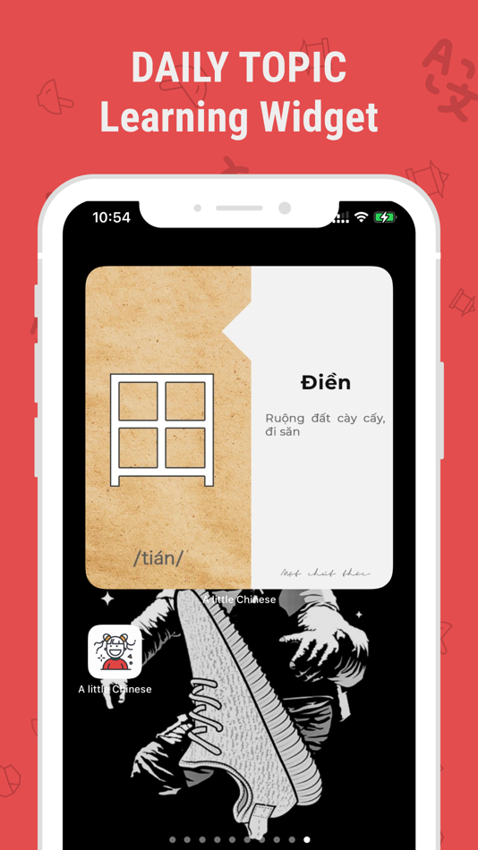 #5. Liling - Learn Chinese Widget (iOS) 由: Khac Le Duy Cao