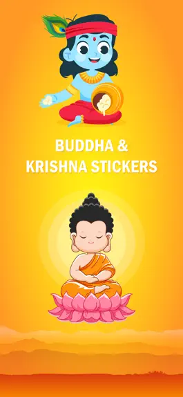 Game screenshot Buddha And Krishna Stickers mod apk