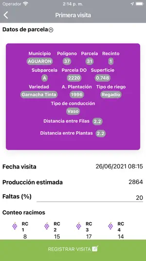 DOP Cariñena Control de Campo screenshot 4